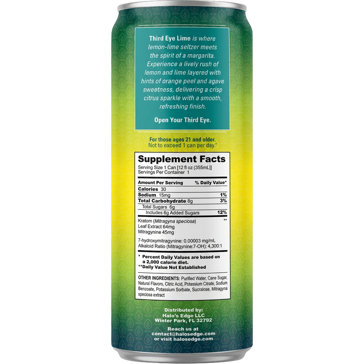 Third Eye Lime Botanical Seltzer